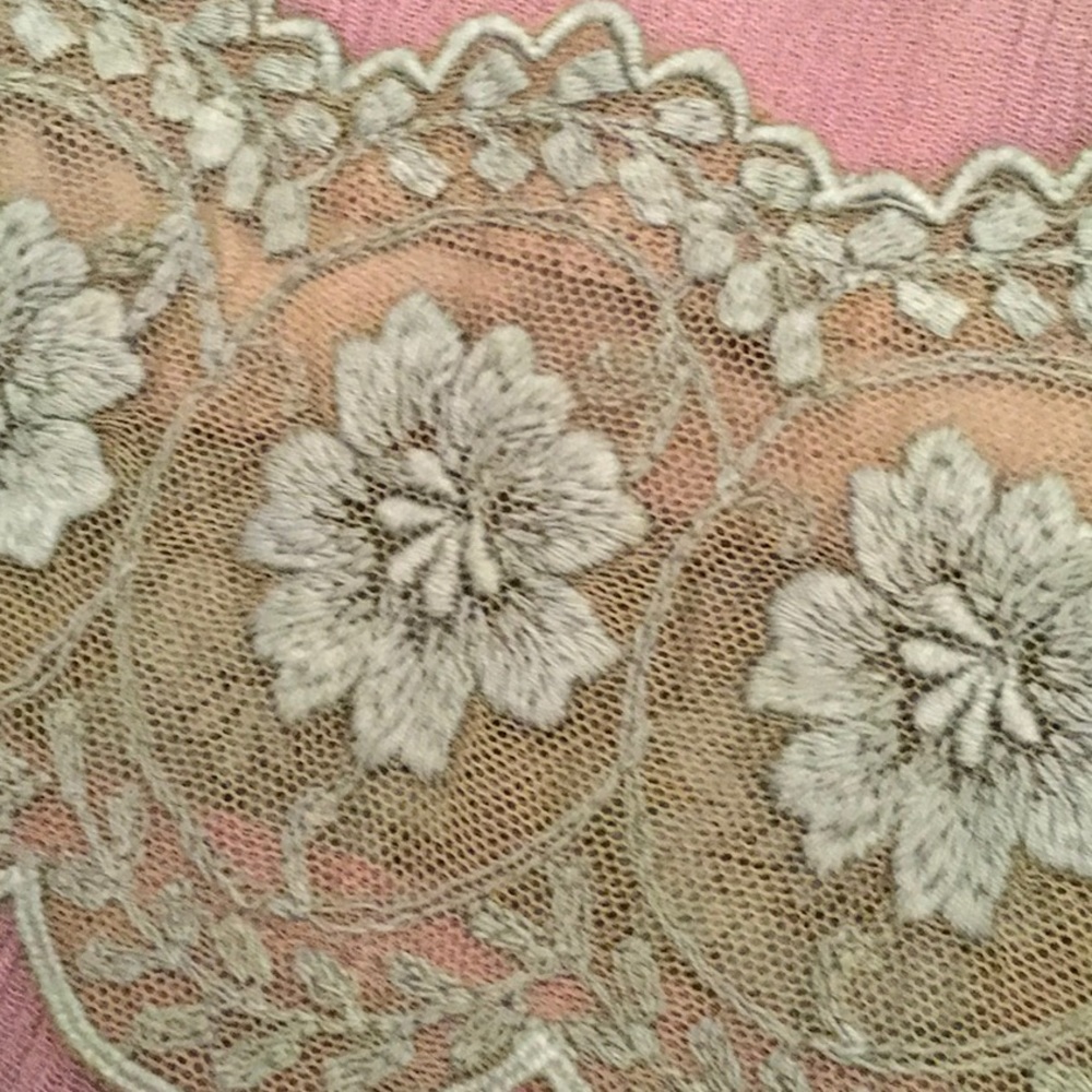 WIDE LEG WITH OPEN LACE INLAY PANTS - Picture 5 of 6